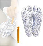 Acupressure Reflexology Socks - Get FREE Massage Stick