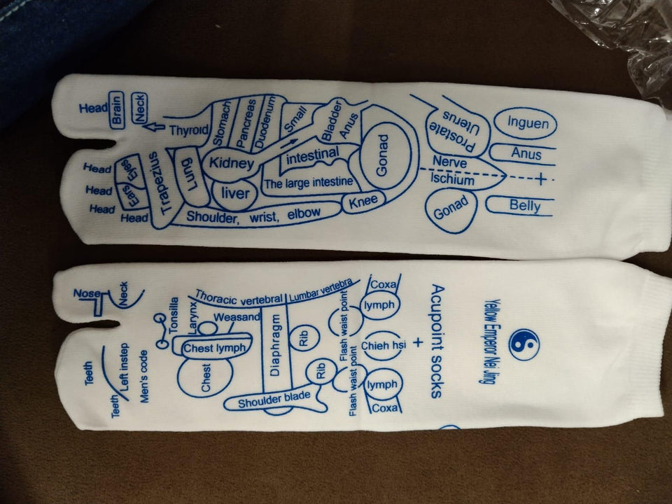 Acupressure Reflexology Socks - Get FREE Massage Stick
