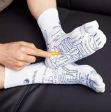 Acupressure Reflexology Socks - Get FREE Massage Stick