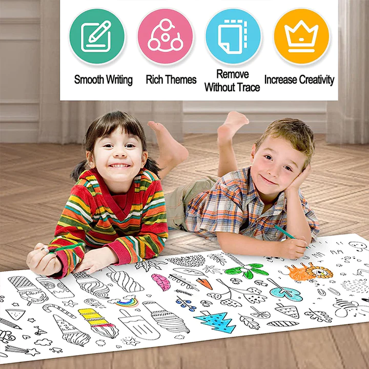 Reusable Colorful Creativity Roll(2 meters)