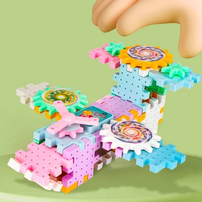 Electric Gear Building Block (101 Pieces) - Inspire Creativity In Kids