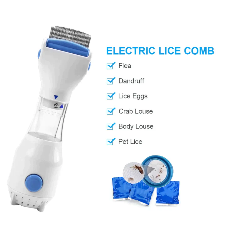 Electric Head Lice Remover - Chemical-Free Lice Treatment