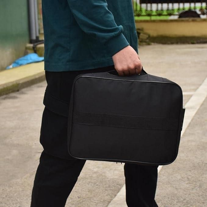 PORTABLE PREMIUM DOCUMENT ORGANIZER BAG WITH CODE LOCK - BEST FOR TRAVEL, HOME, OFFICE
