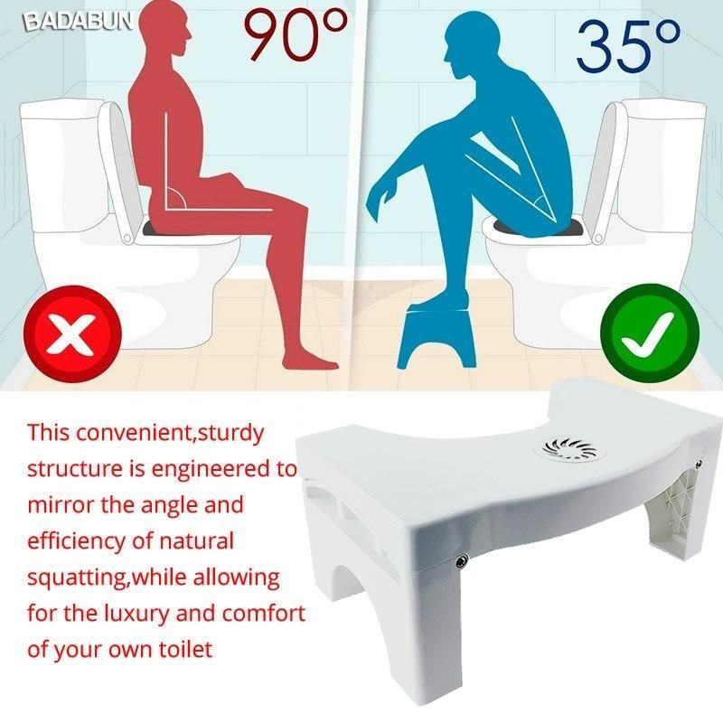 INNOVATIVE ANTICONSTIPATION POTTY STOOL - FOR PERFECT TOILET POSTURE