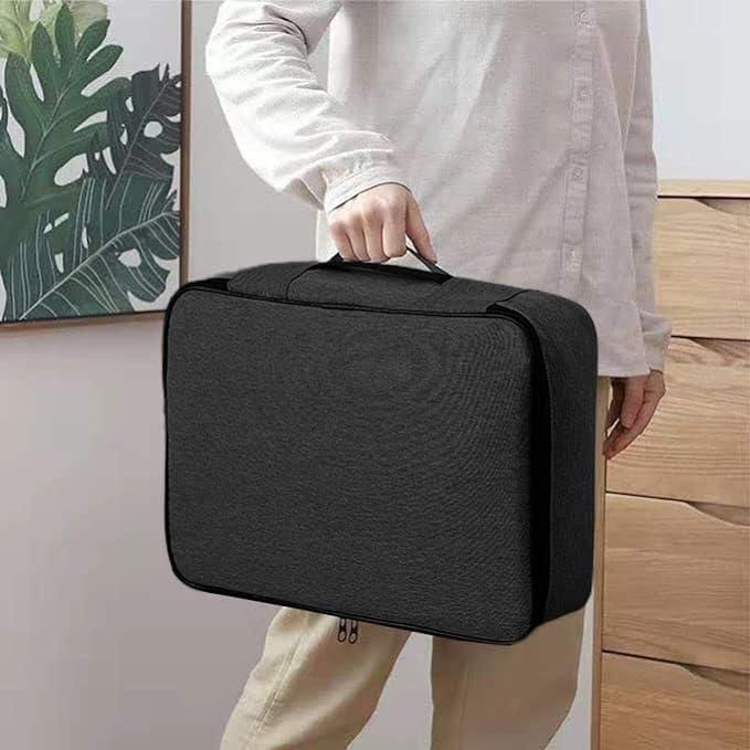 PORTABLE PREMIUM DOCUMENT ORGANIZER BAG WITH CODE LOCK - BEST FOR TRAVEL, HOME, OFFICE