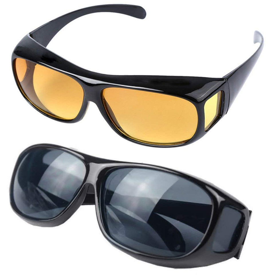 NIGHT VISION ANTI-GLARE DRIVING GLASSES - BUY 1 GET 1 FREE