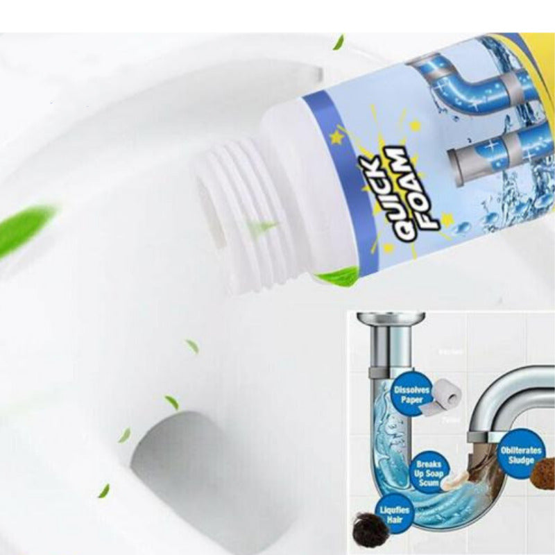 Quick-Foam Home & Toilet Cleaner - Pack of 3